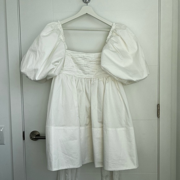 Aje casabianca mini dress, white, UK8/US4 - Picture 2 of 7